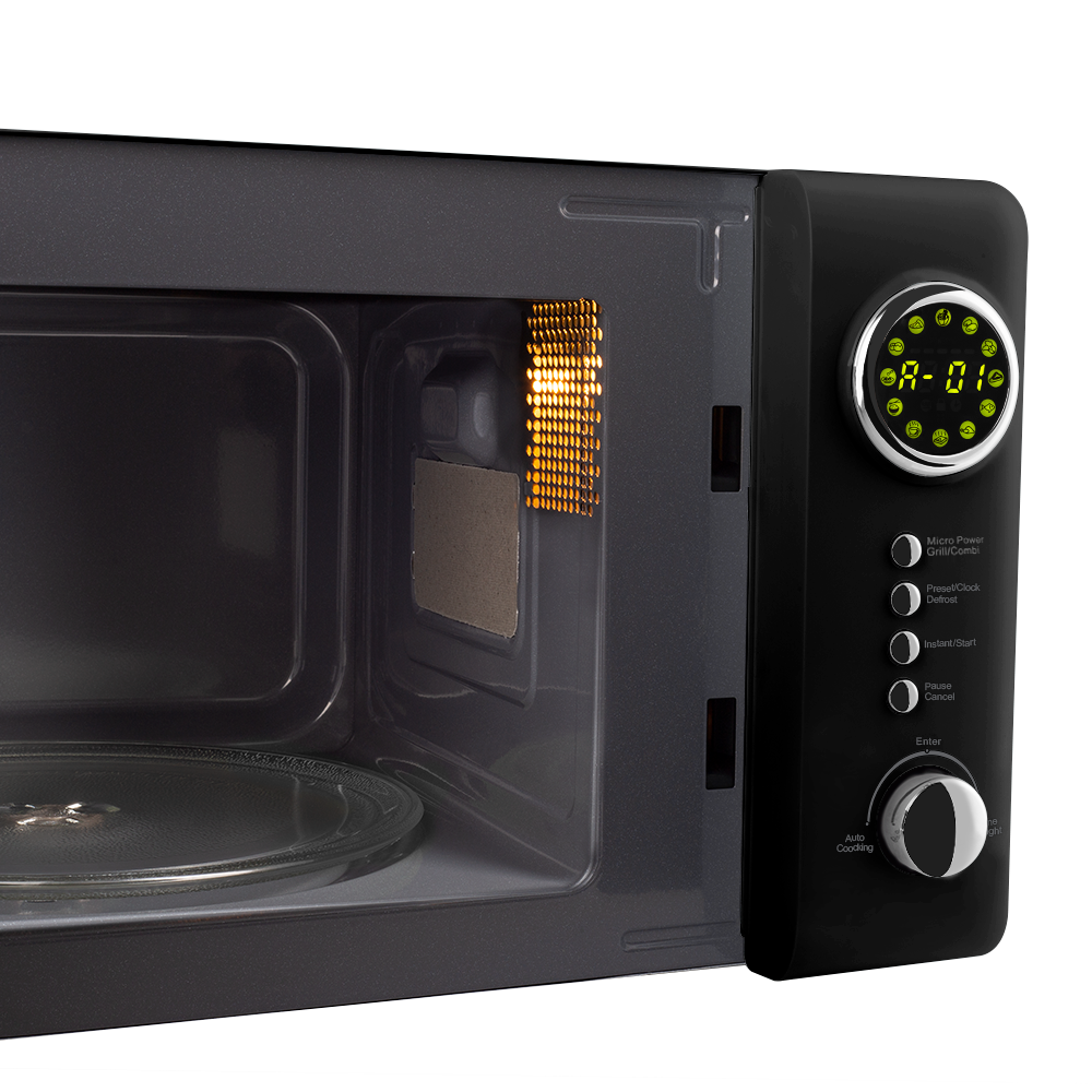 Retro-Mikrowelle mit Display Vintage Cuisine