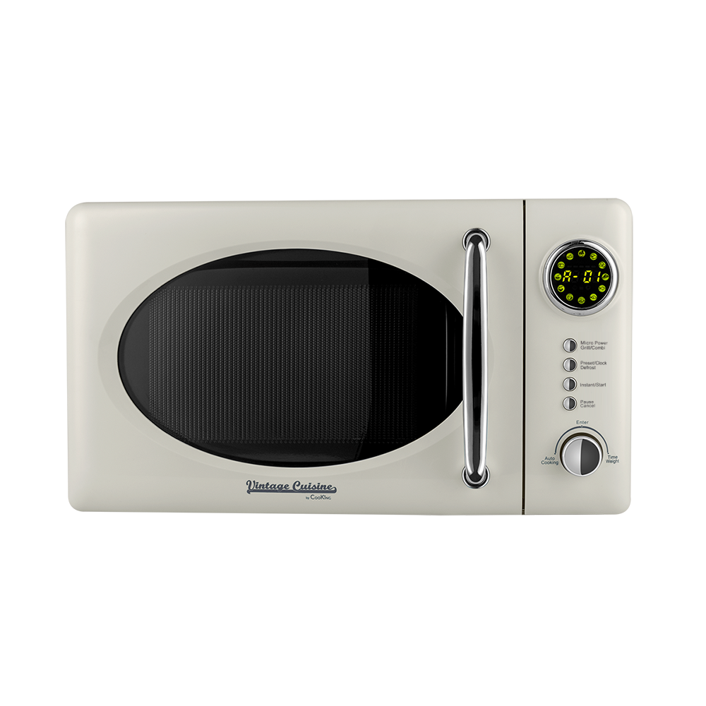 Retro-Mikrowelle mit Display Vintage Cuisine