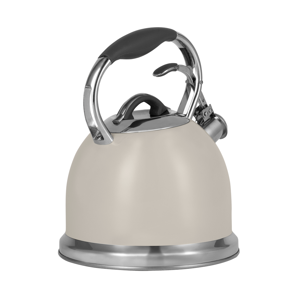 Traditioneller Retro-Wasserkocher mit Pfeife Vintage Cuisine