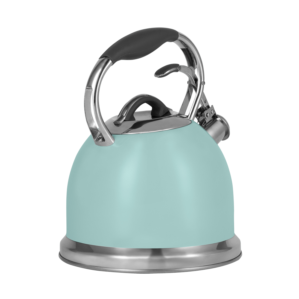 Traditioneller Retro-Wasserkocher mit Pfeife Vintage Cuisine