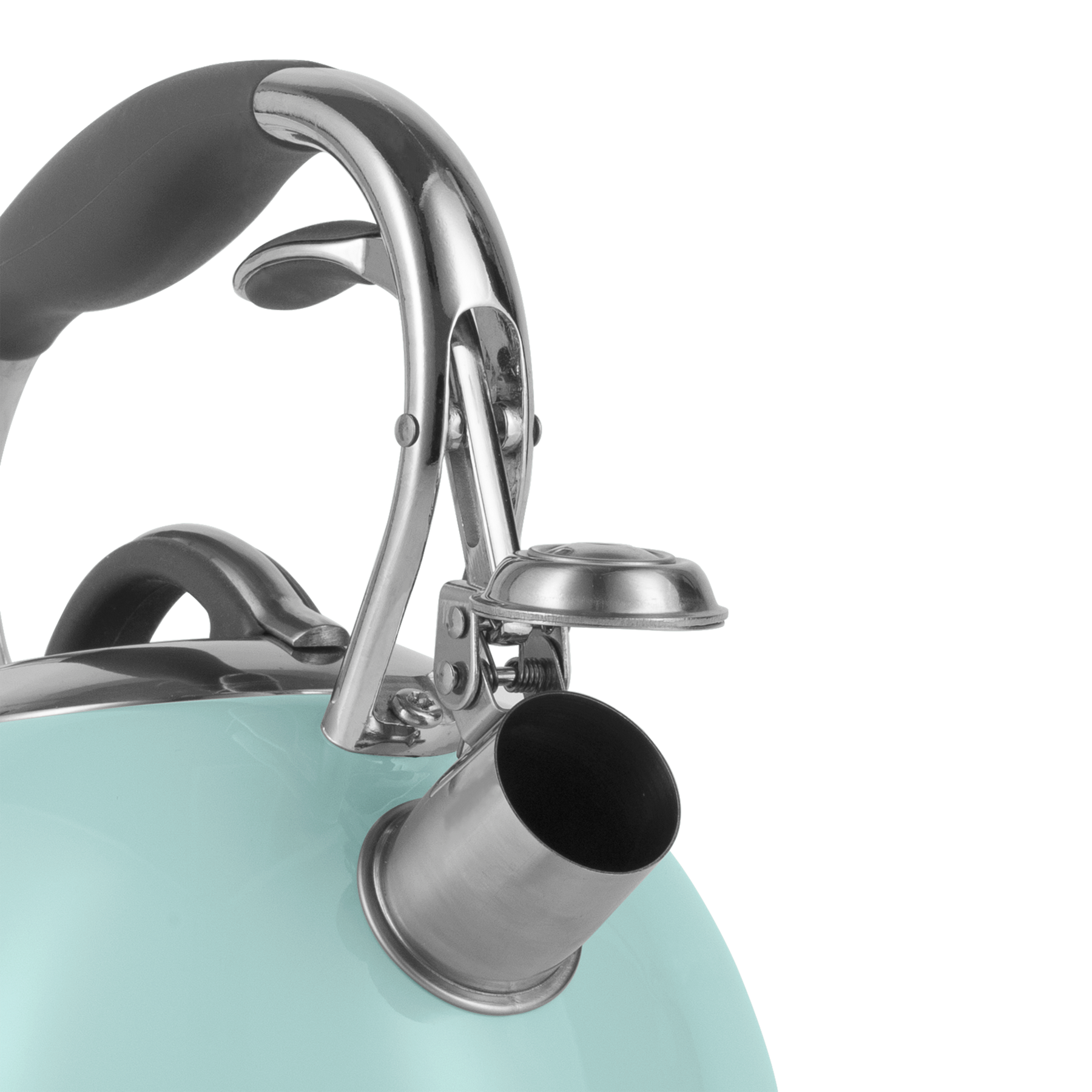 Traditioneller Retro-Wasserkocher mit Pfeife Vintage Cuisine