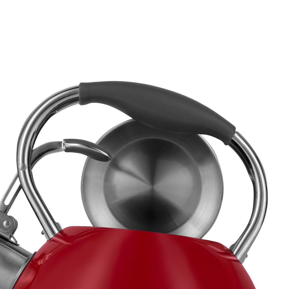 Traditioneller Retro-Wasserkocher mit Pfeife Vintage Cuisine