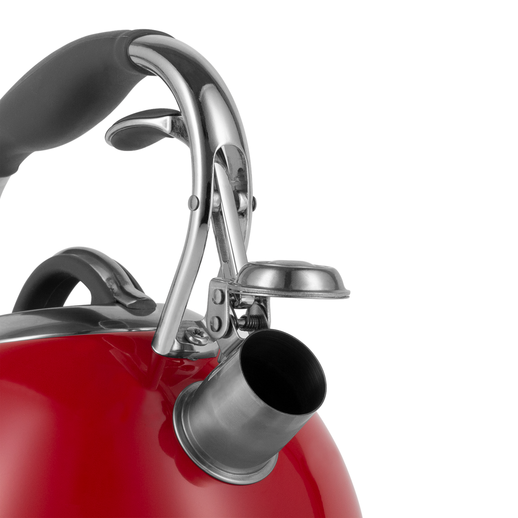 Traditioneller Retro-Wasserkocher mit Pfeife Vintage Cuisine