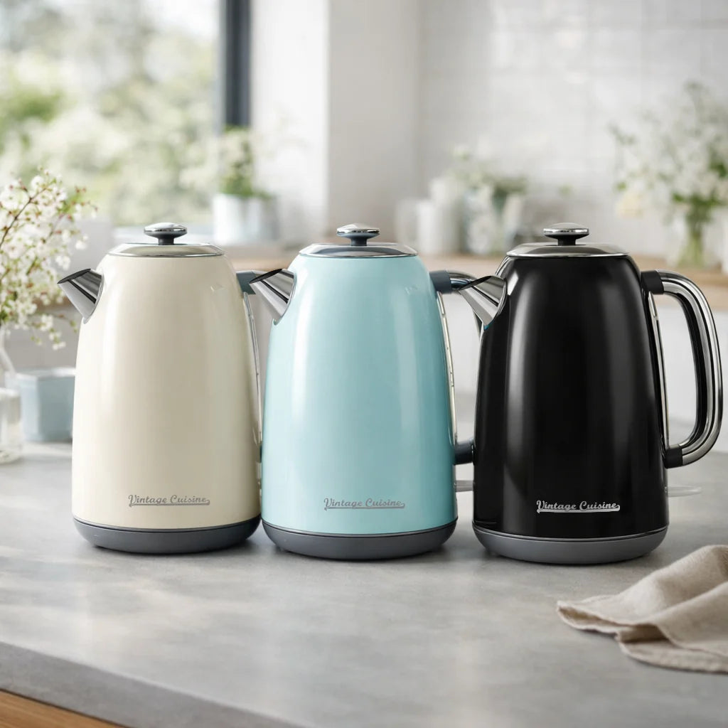 Retro Wasserkocher 1,7 L Vintage Cuisine