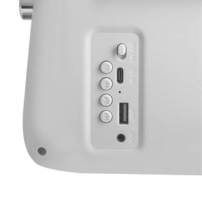 Verchromtes Retro-Radio mit Bluetooth-Lautsprecher von Vintage Cuisine 2.0