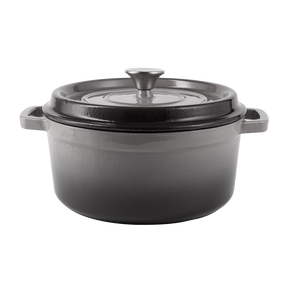 Enameled cast iron pot with lid 2,2L by Vintage Cuisine