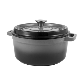 Enameled cast iron pot with lid 2,2L by Vintage Cuisine