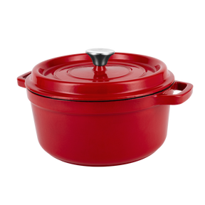 Enameled cast iron pot with lid 2,2L by Vintage Cuisine