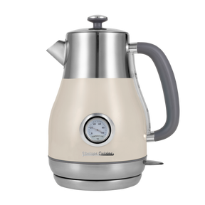 Retro electric kettle with thermometer slim