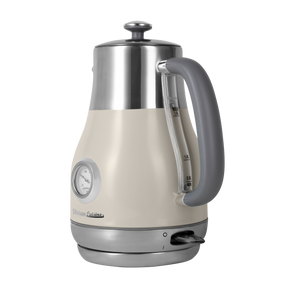 Retro electric kettle with thermometer slim