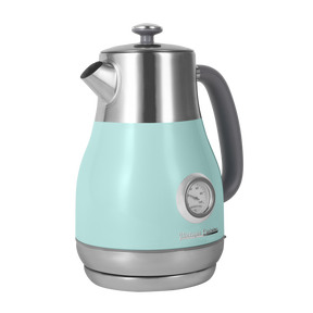 Retro electric kettle with thermometer slim